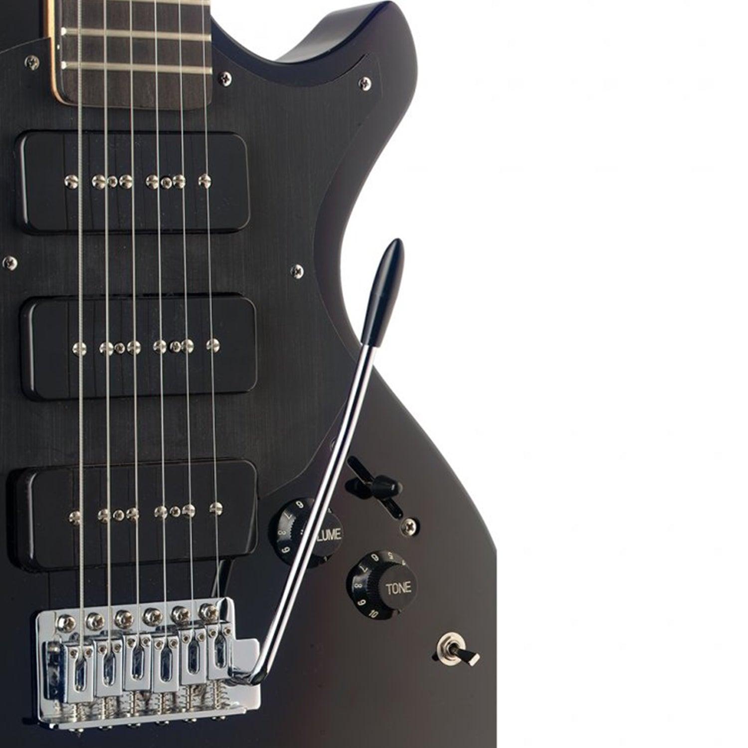 Stagg SVY NASH BK Silveray series Nash model Electric guitar with solid alder body - DY Pro Audio