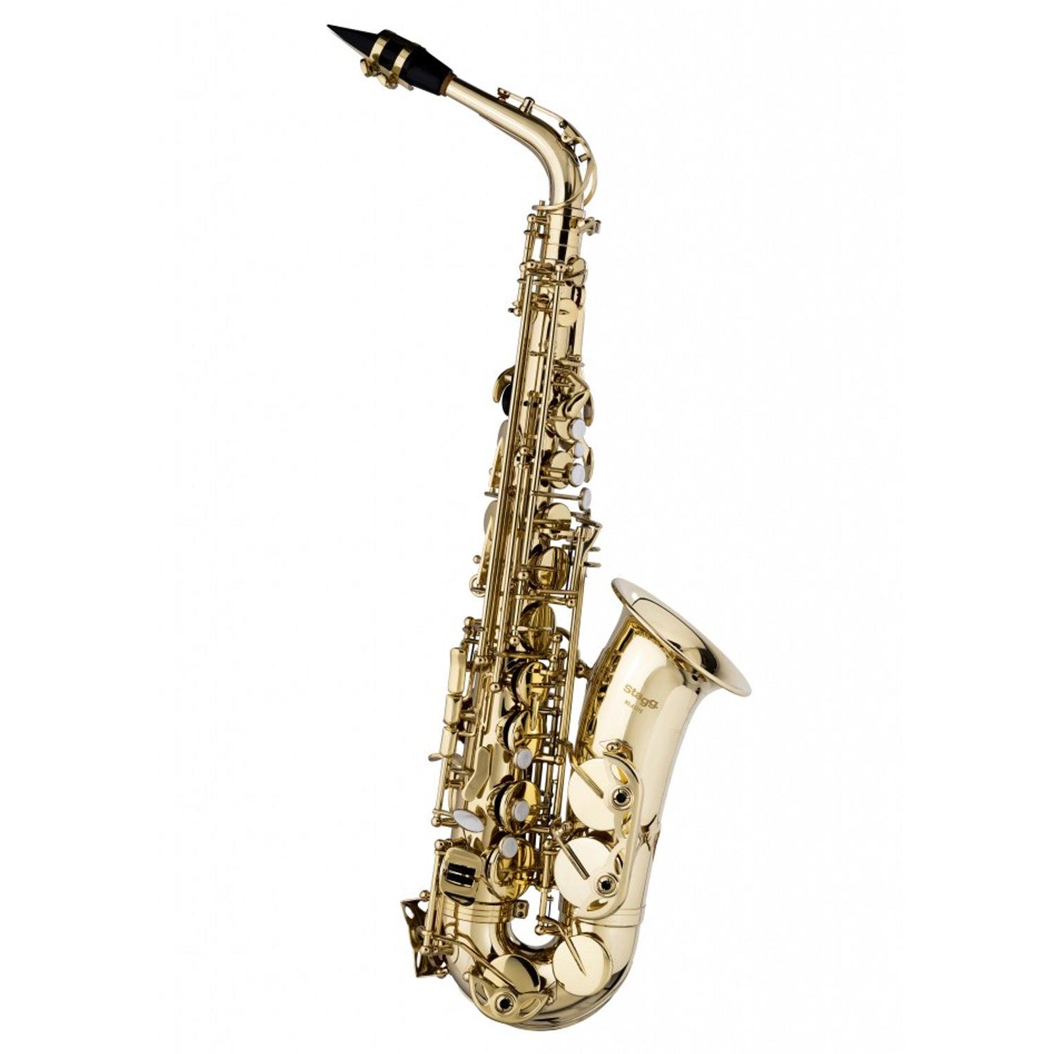 Stagg WS-AS215S Eb Alto Saxophone in Form Case - DY Pro Audio