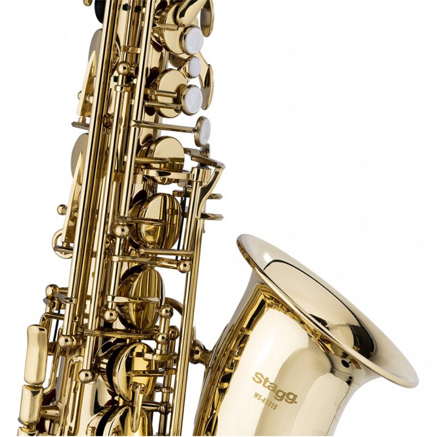 Stagg WS-AS215S Eb Alto Saxophone in Form Case - DY Pro Audio