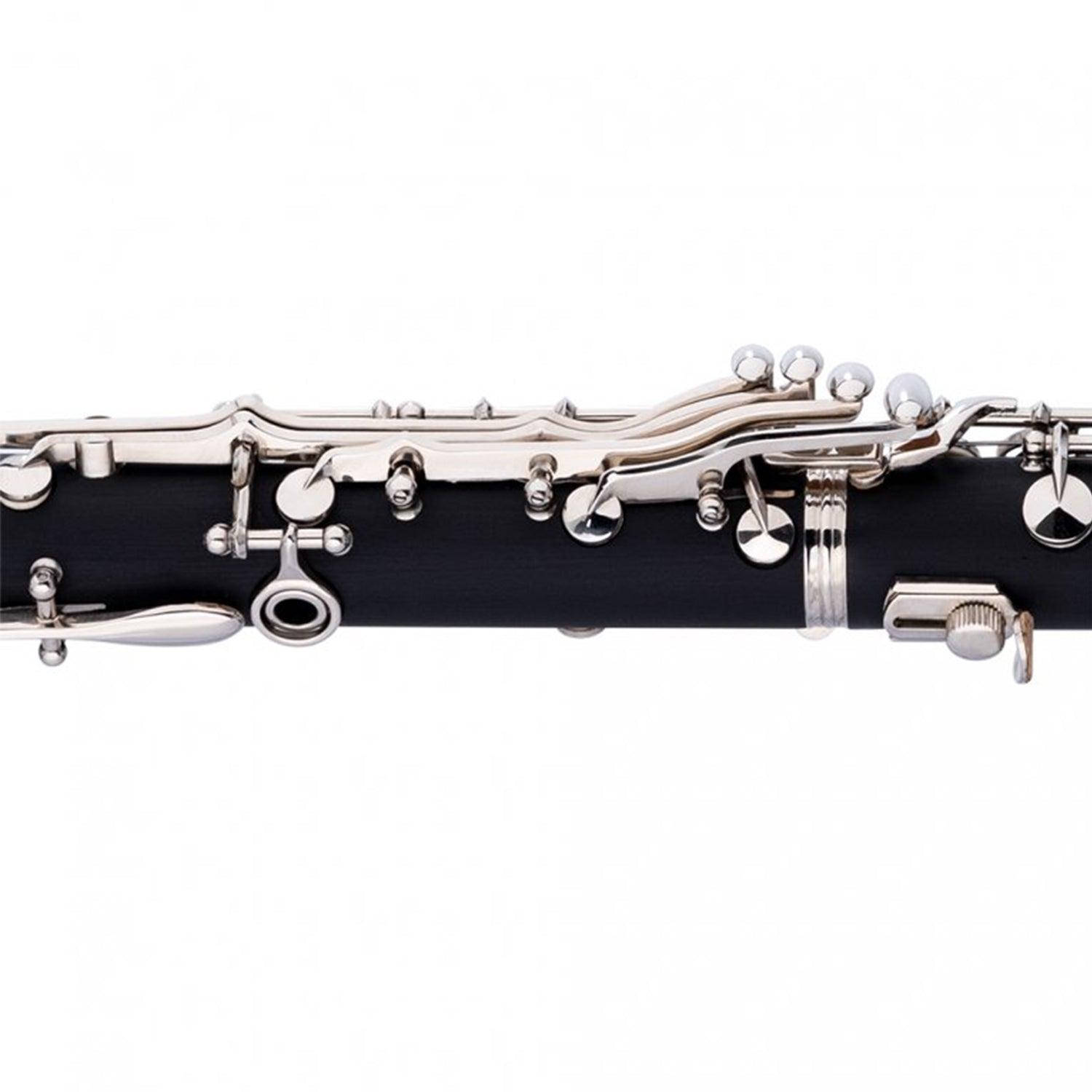 Stagg WS-CL210S Bb Clarinet Boehm system, ABS Body and Bickel-Plated Keys and Tings - DY Pro Audio