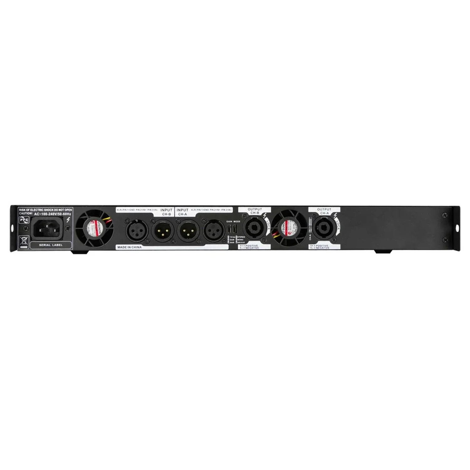 Studiomaster HX2 - 500 2 X 425W @ 4 Ohm 1U Power Amplifer - DY Pro Audio
