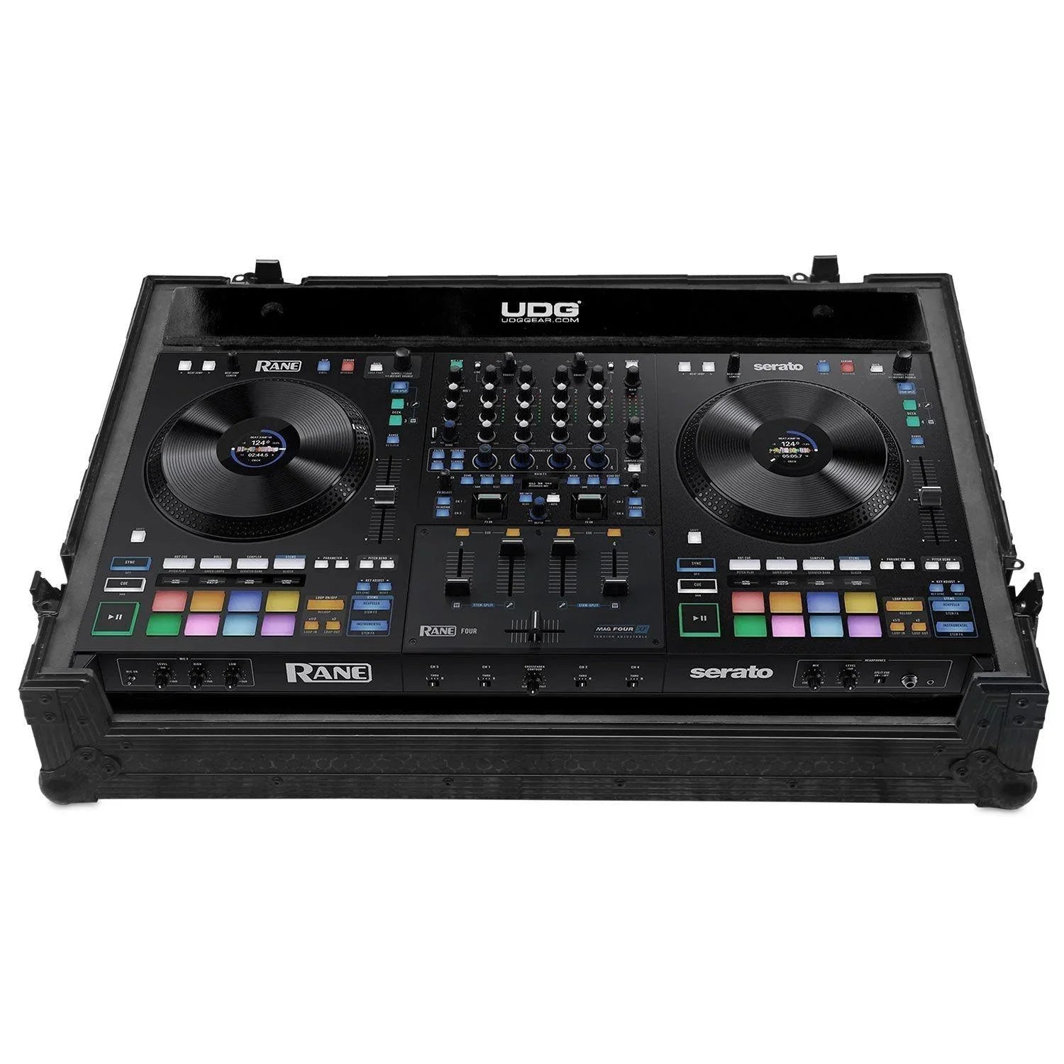 UDG Ultimate Flight Case Rane Four Black Plus (Wheels) - DY Pro Audio