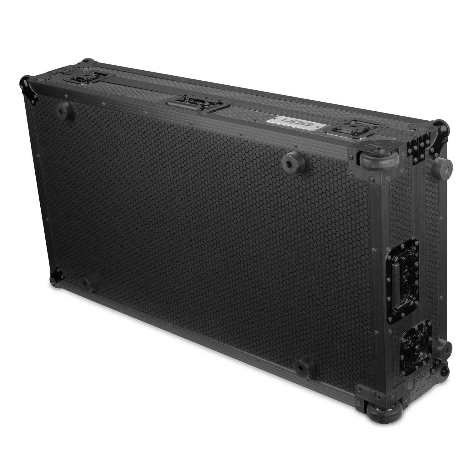 UDG Ultimate Flight Case Set Pioneer CDJ-3000/A9 Black Plus (Laptop Shelf + Wheels) - DY Pro Audio
