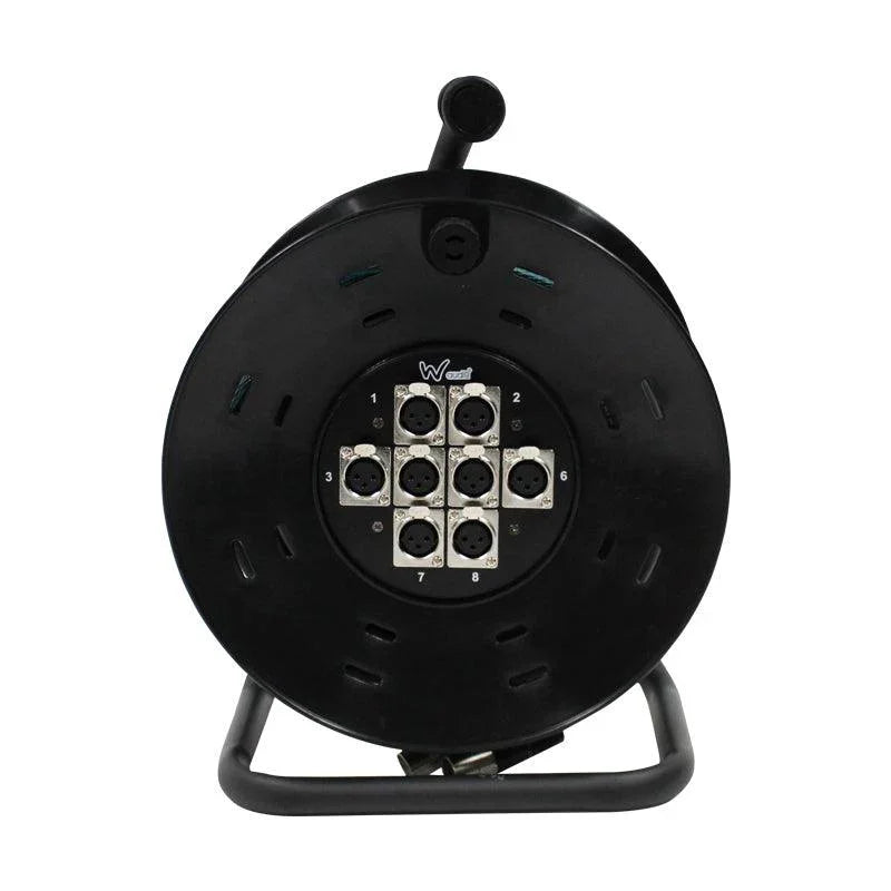 W-Audio 8 Way 25m XLR Multicore - DY Pro Audio