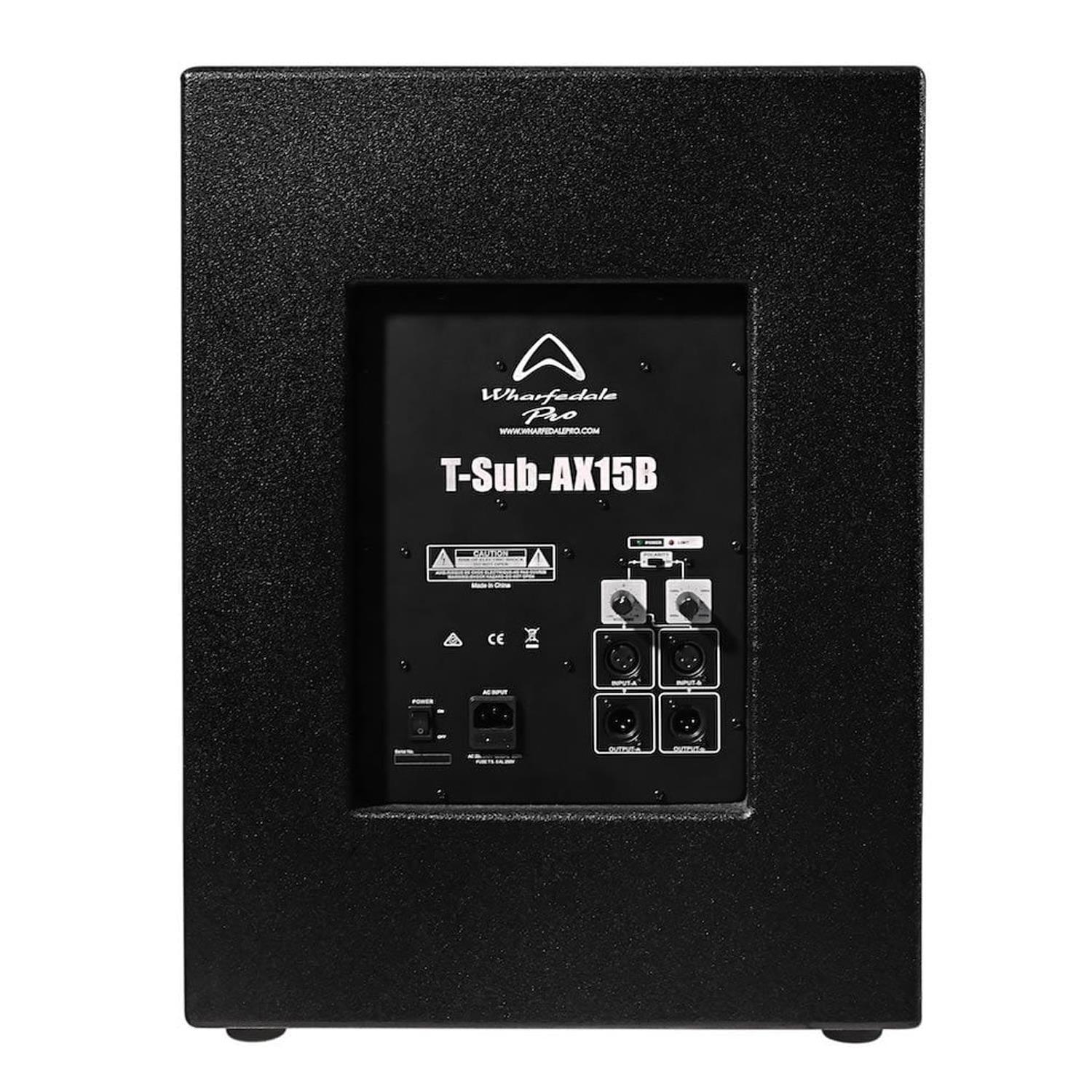 Wharfedale Pro T-Sub-AX15B 15" Active Subwoofer - DY Pro Audio
