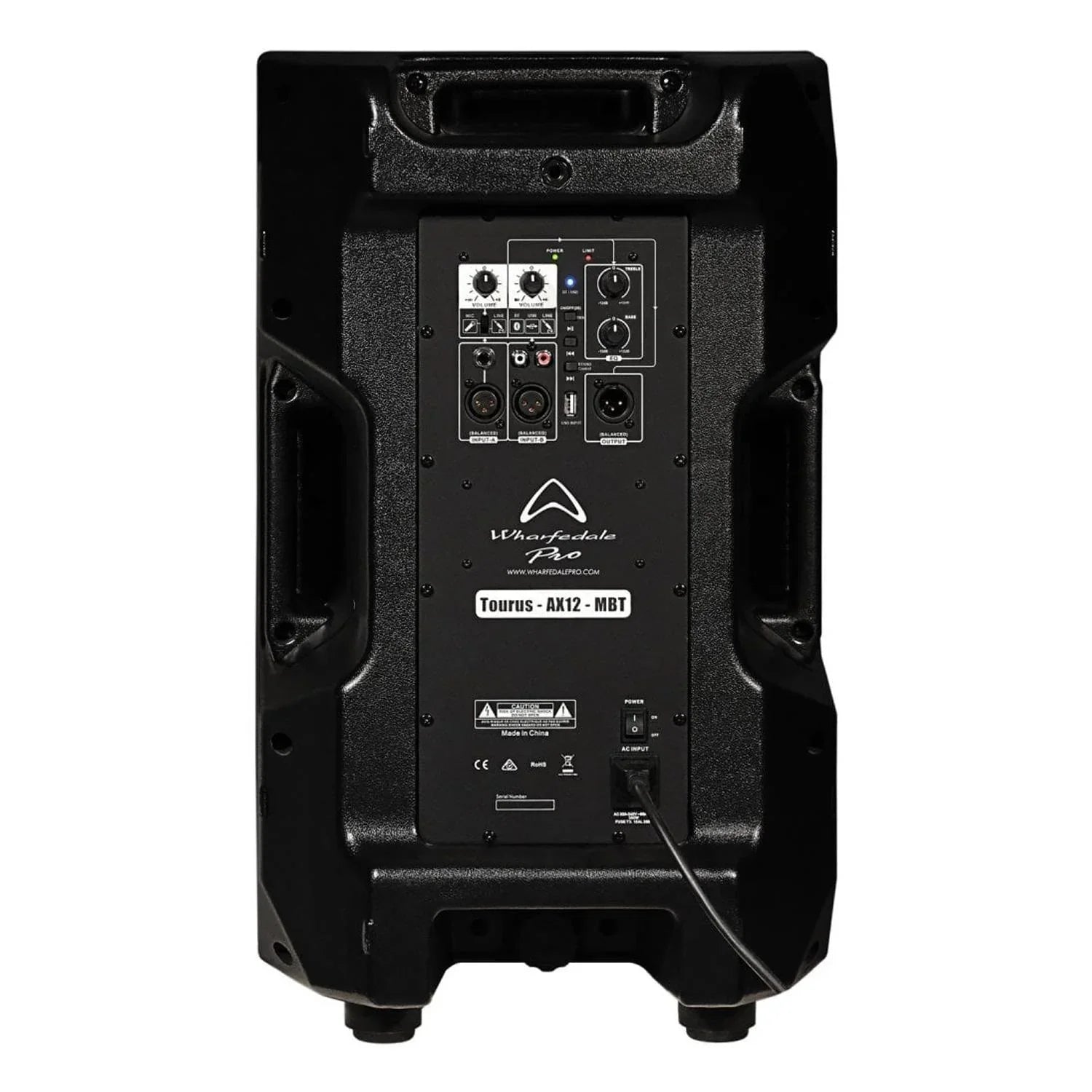 Wharfedale Pro Tourus AX12-MBT 12" Active Speaker With Bluetooth - DY Pro Audio