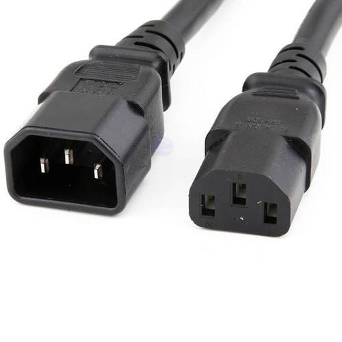1m C14 to IEC C13 IEC Extension Lead 10A - DY Pro Audio