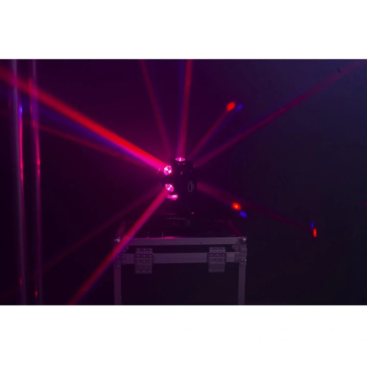 2 X Ibiza E-Cosmos 12 x 10w Retro LED Moving Head with DMX Cable - DY Pro Audio