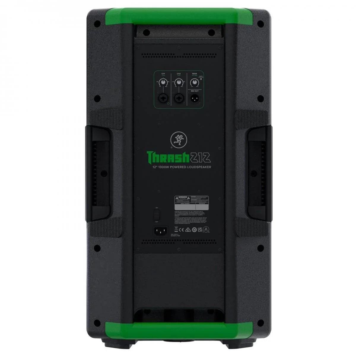 2 x Mackie Thrash 212 12" PA Speaker with Stands and Cables - DY Pro Audio