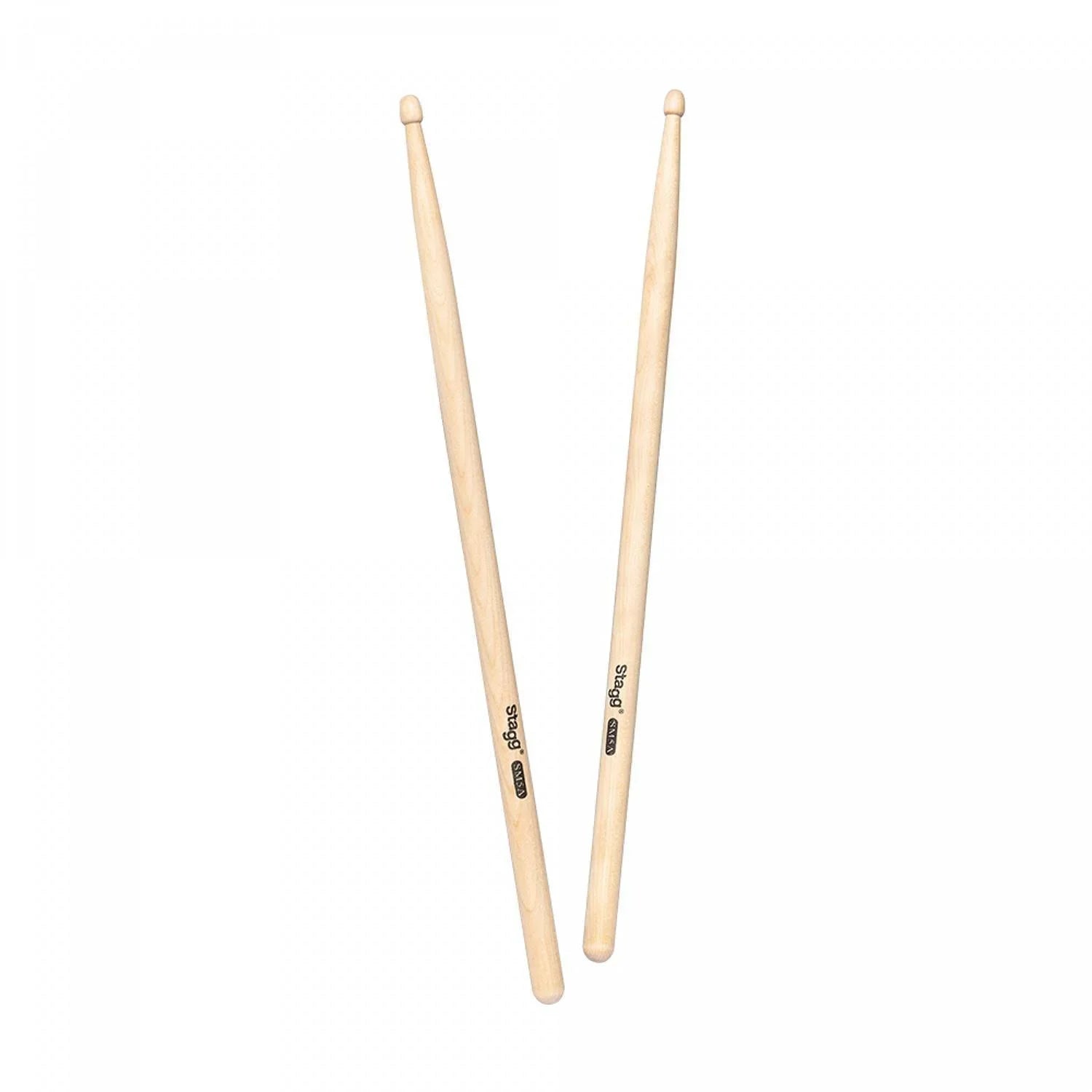 3 x Stagg SM5A Maple Drum Sticks with Wooden Tip - DY Pro Audio