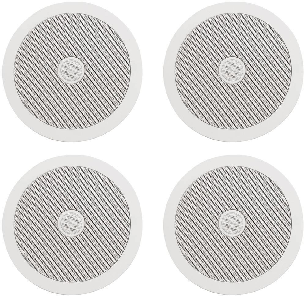 4 X Adastra 6.5" Ceiling Speaker With Directional High Frequency Tweeter - DY Pro Audio