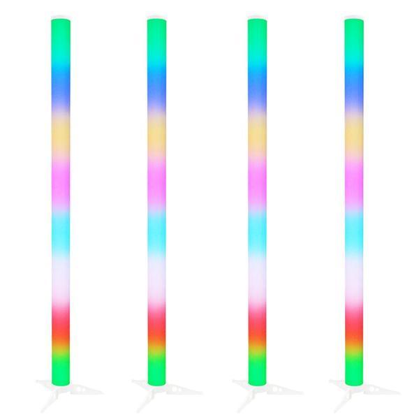 4 x Equinox Pulse Tube Colour Changing Tube - DY Pro Audio