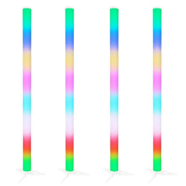 4 x Equinox Pulse Tube Colour Changing Tube - DY Pro Audio