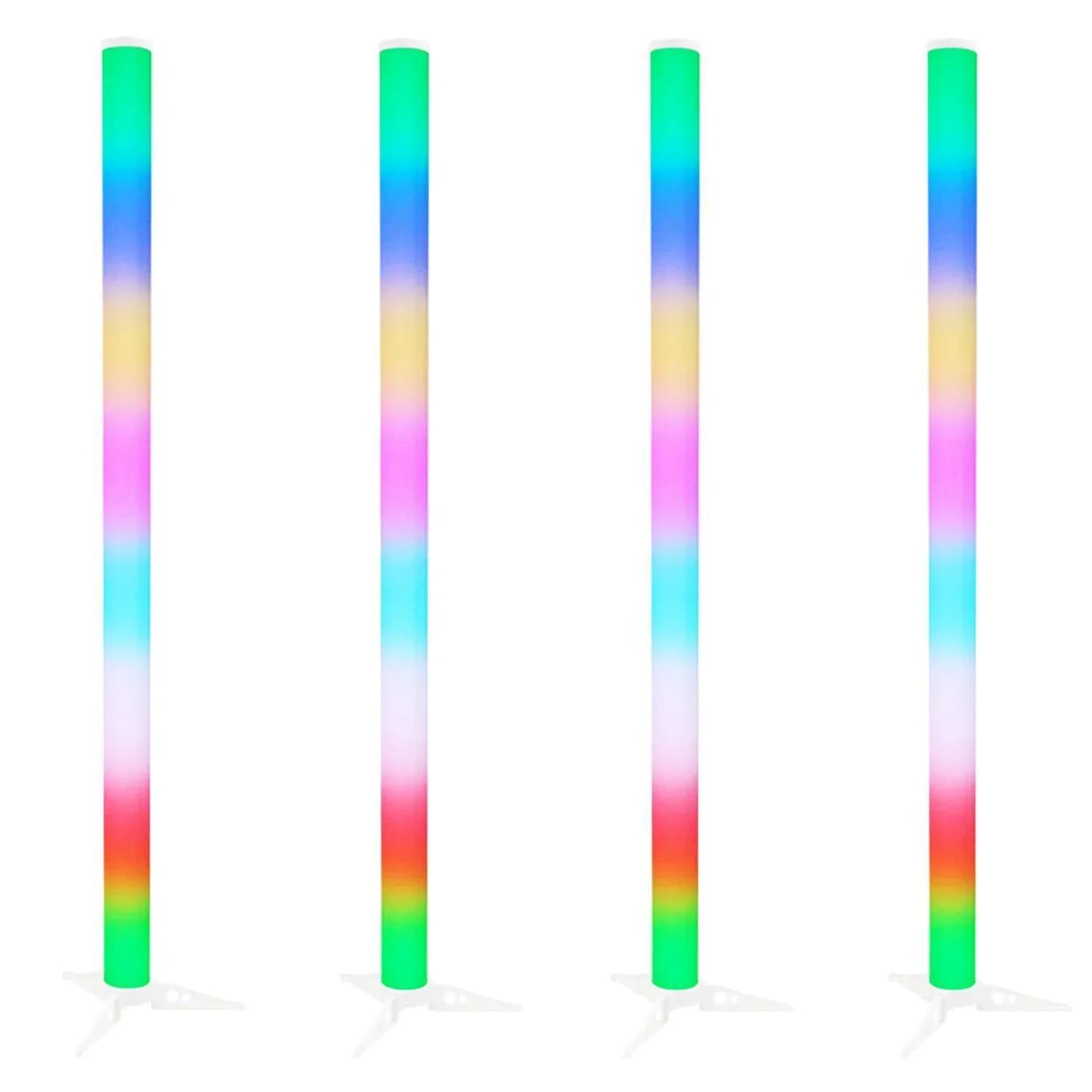 4 x Equinox Pulse Tube Colour Changing Tube - DY Pro Audio