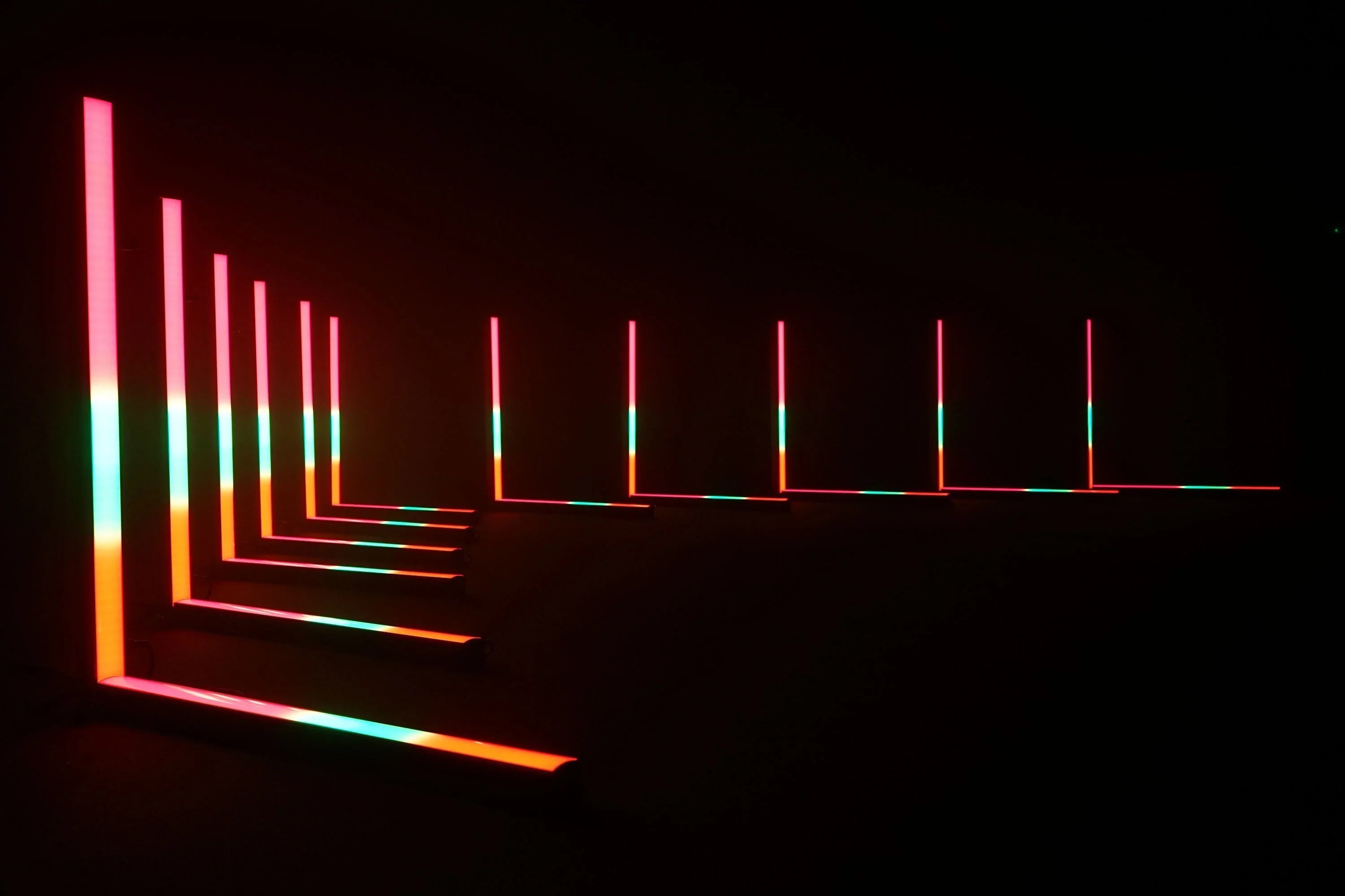 4 x Equinox Spectra Pix RGB Batten Black - DY Pro Audio