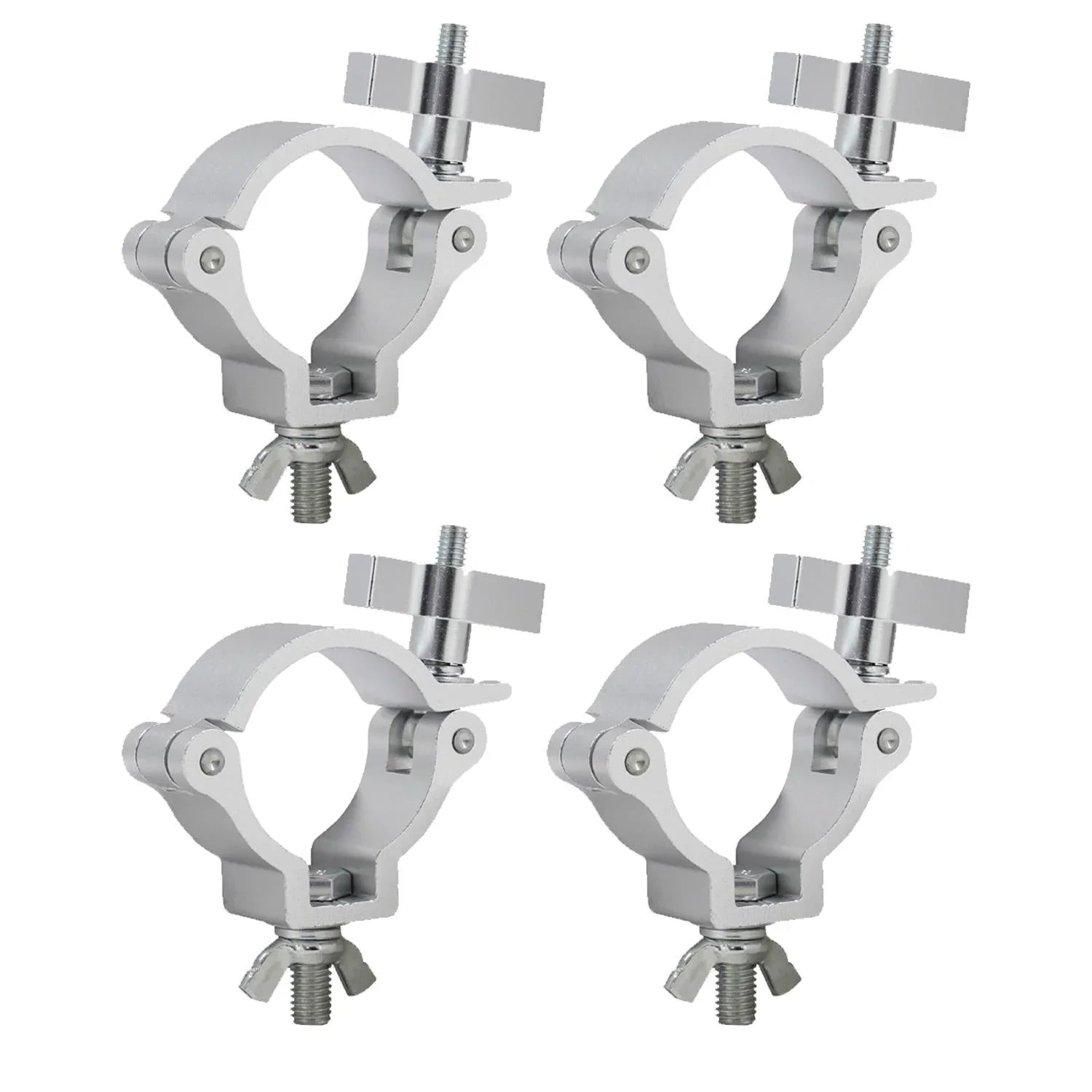 4 x Equinox TC 50S PRO Aluminium 50kg Silver Half Coupler - DY Pro Audio