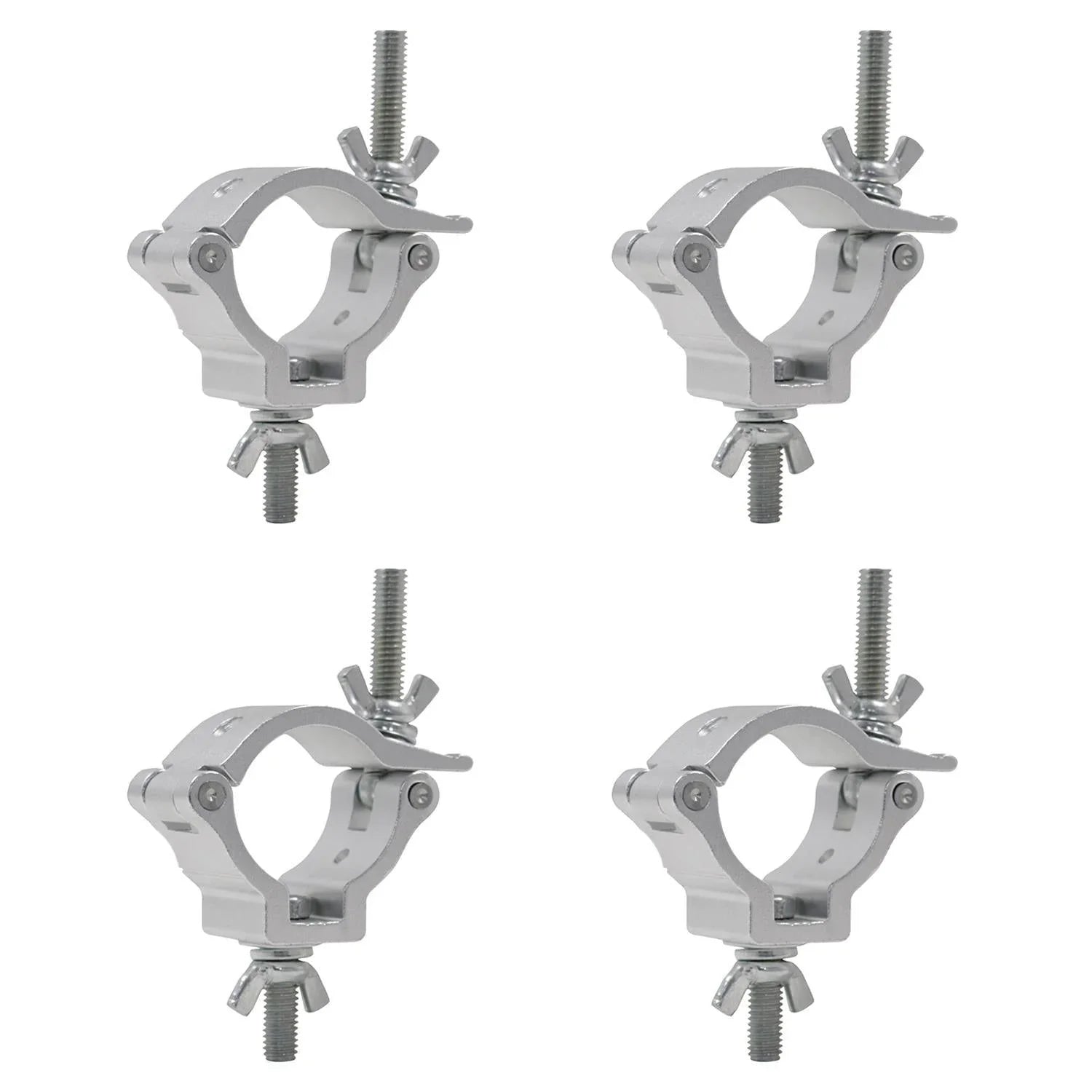 4 x Equinox TC25S Aluminium 25kg Silver Half Coupler (35-38mm) - DY Pro Audio