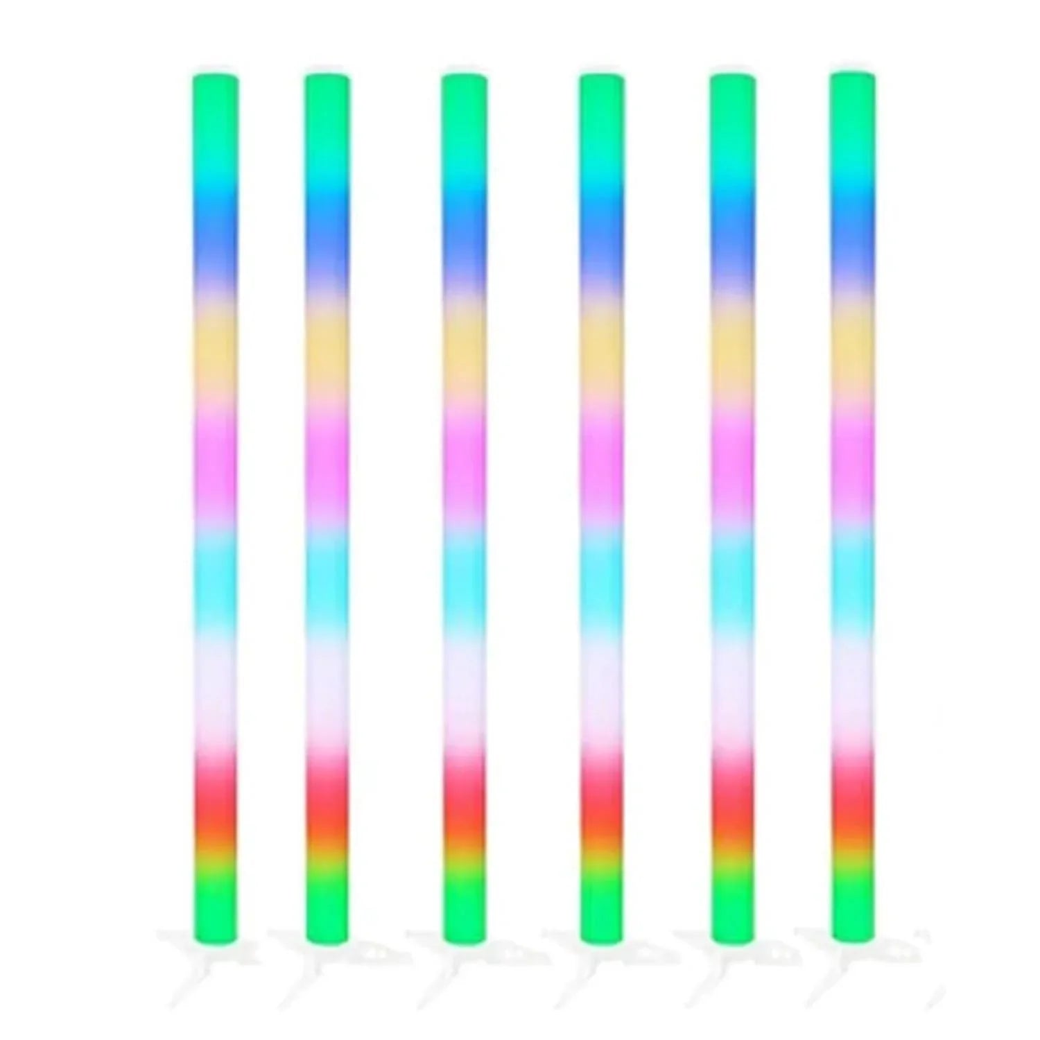 6 x Equinox Pulse Tube Lithium Colour Changing Tube - DY Pro Audio