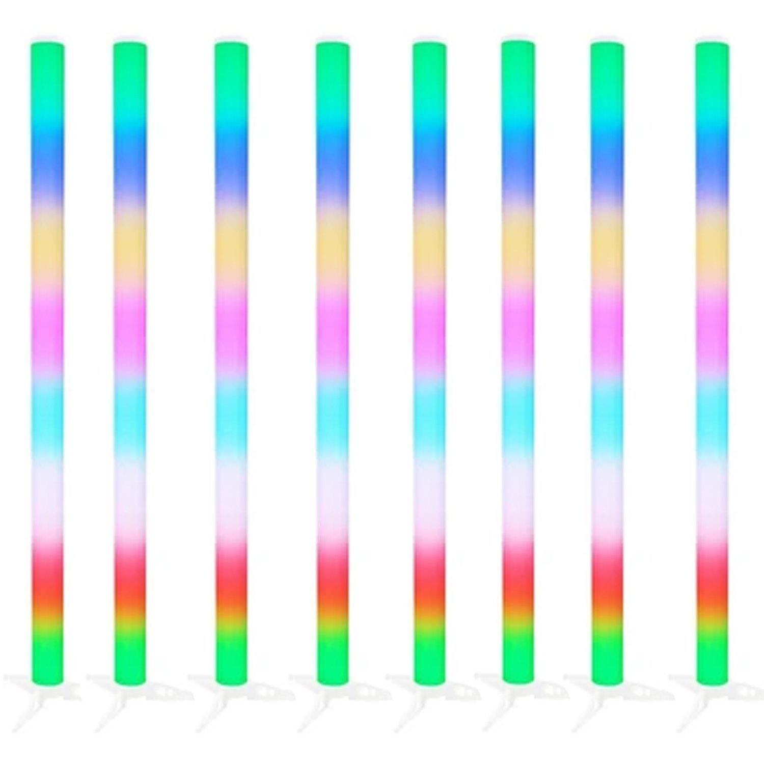 8 x Equinox Pulse Tube Lithium Colour Changing Tube - DY Pro Audio