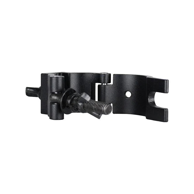 8 x Equinox TC25B Aluminium 25kg Black Half Coupler 33mm-38mm Truss Clamp - DY Pro Audio