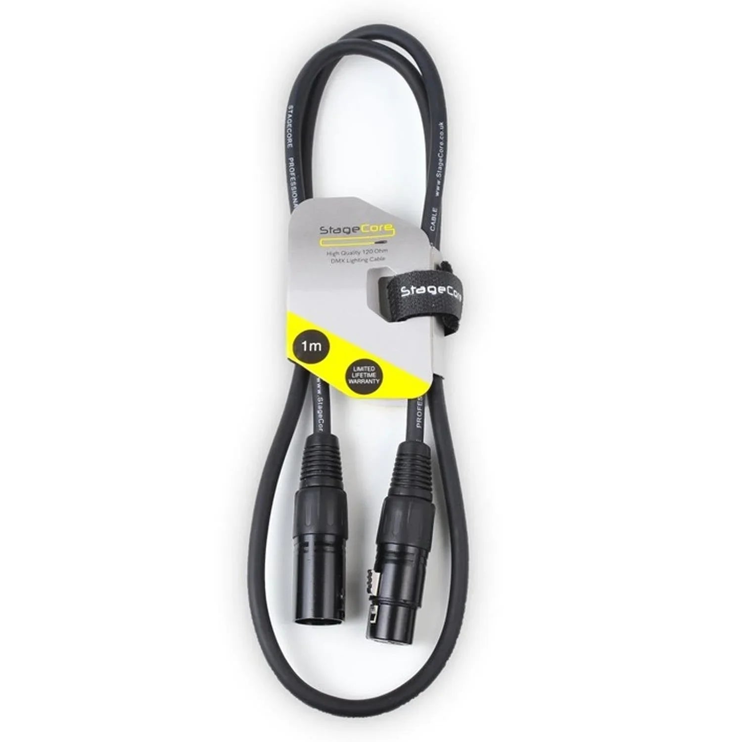 8 x StageCore 1M DMX Lead Cables - DY Pro Audio