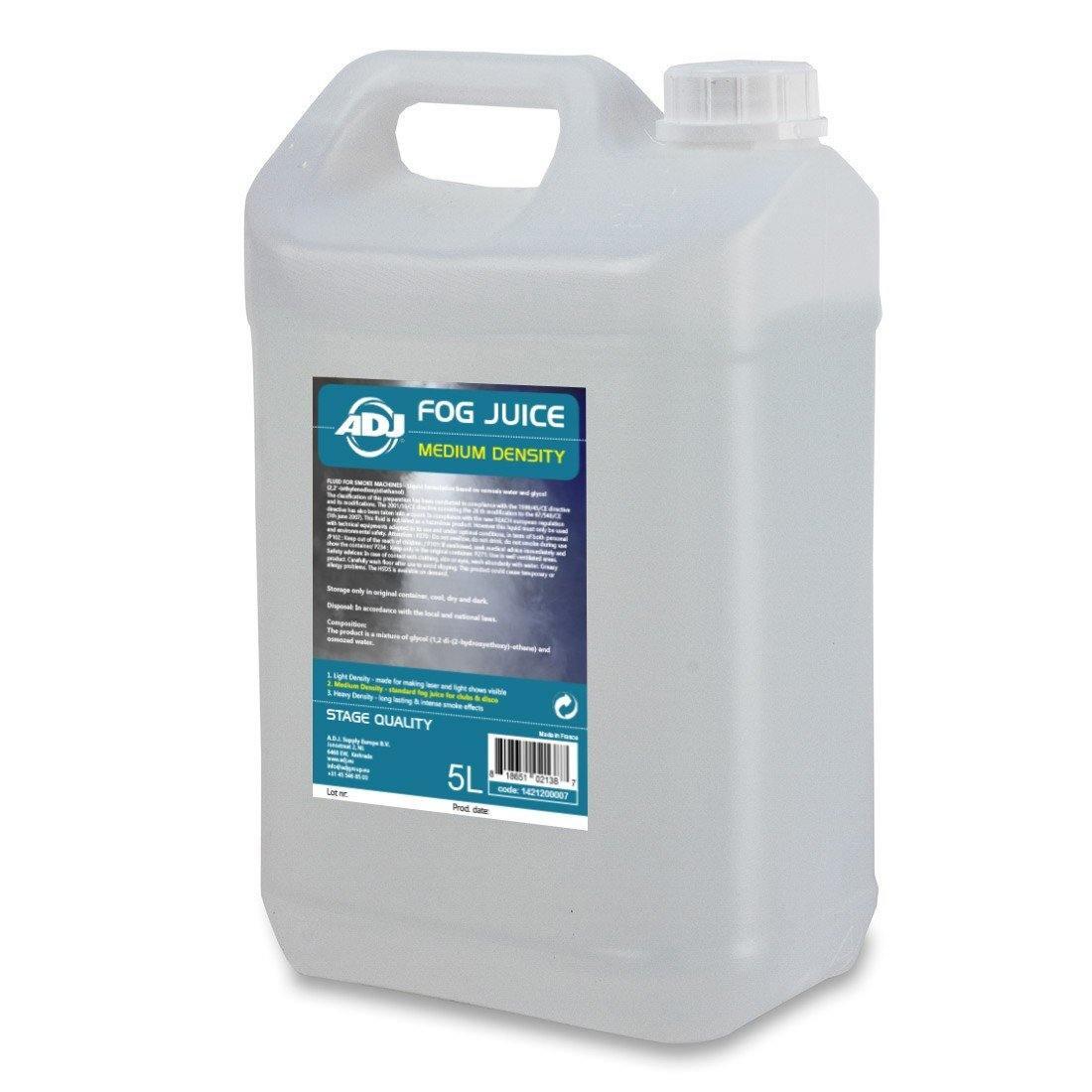 ADJ Fog Juice Medium 5 Litres - DY Pro Audio