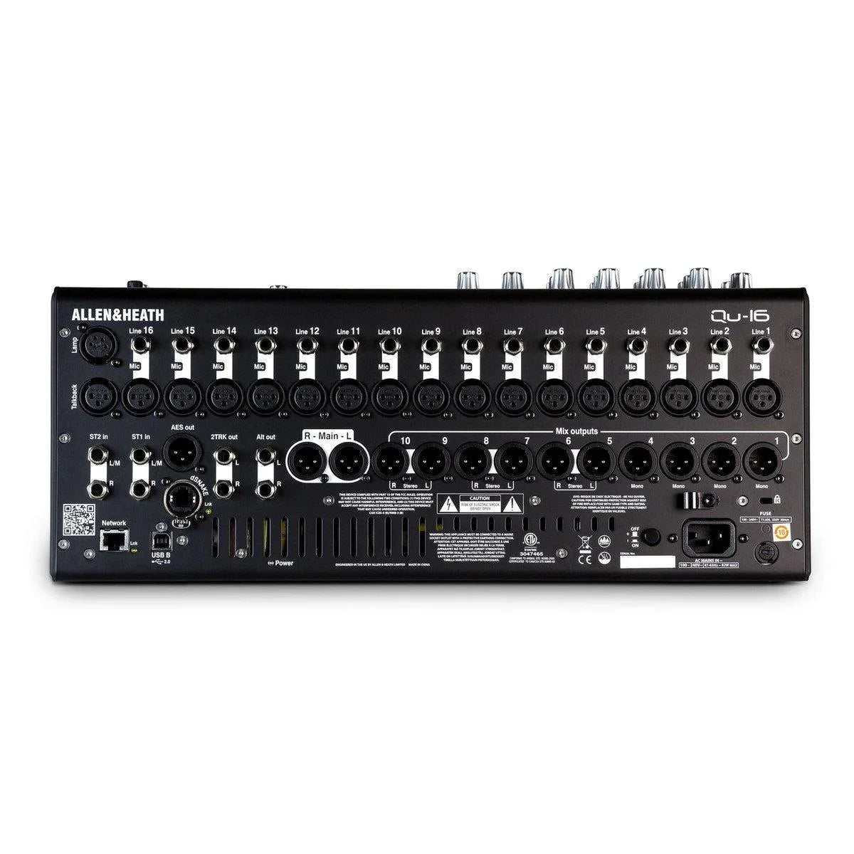 Allen & Heath QU16 Digital Mixer Chrome Edition - DY Pro Audio