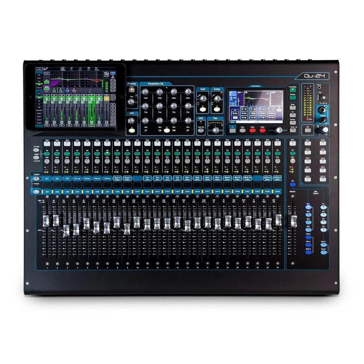 Allen & Heath QU24 Digital Mixer Chrome Edition - DY Pro Audio
