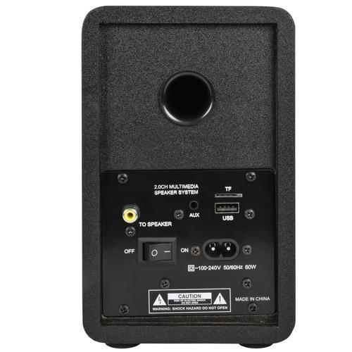 AV:Link Active Bluetooth Bookshelf Speakers Black - DY Pro Audio