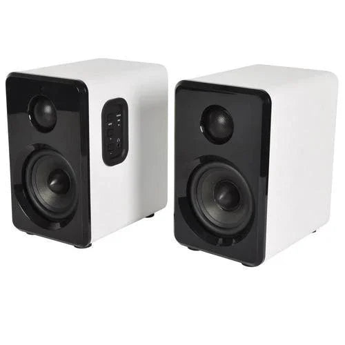 AV:Link Active Bluetooth Bookshelf Speakers White - DY Pro Audio