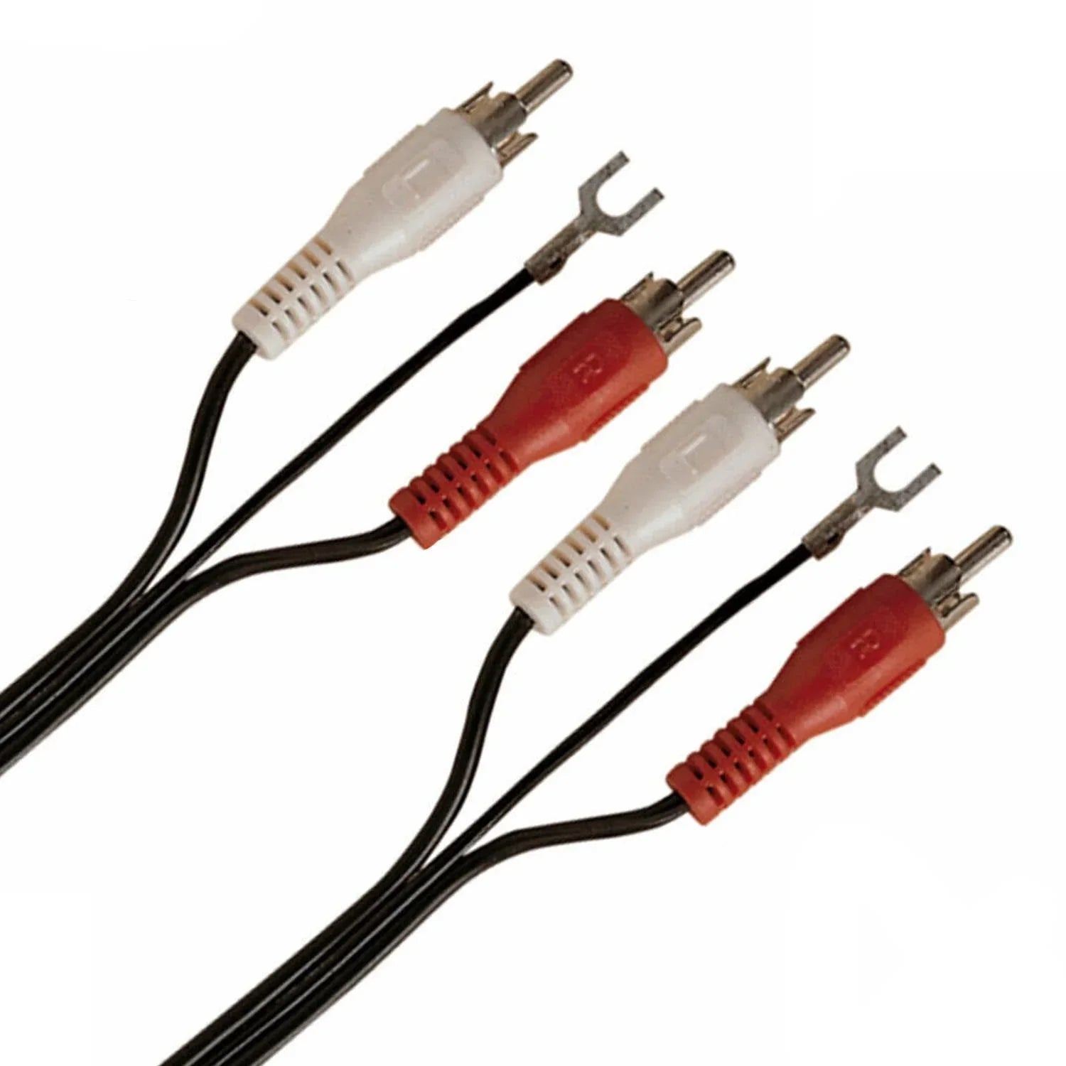 AV:Link Twin RCA Phono to twin RCA Phono Cable with Ground Wire 1.2m - DY Pro Audio