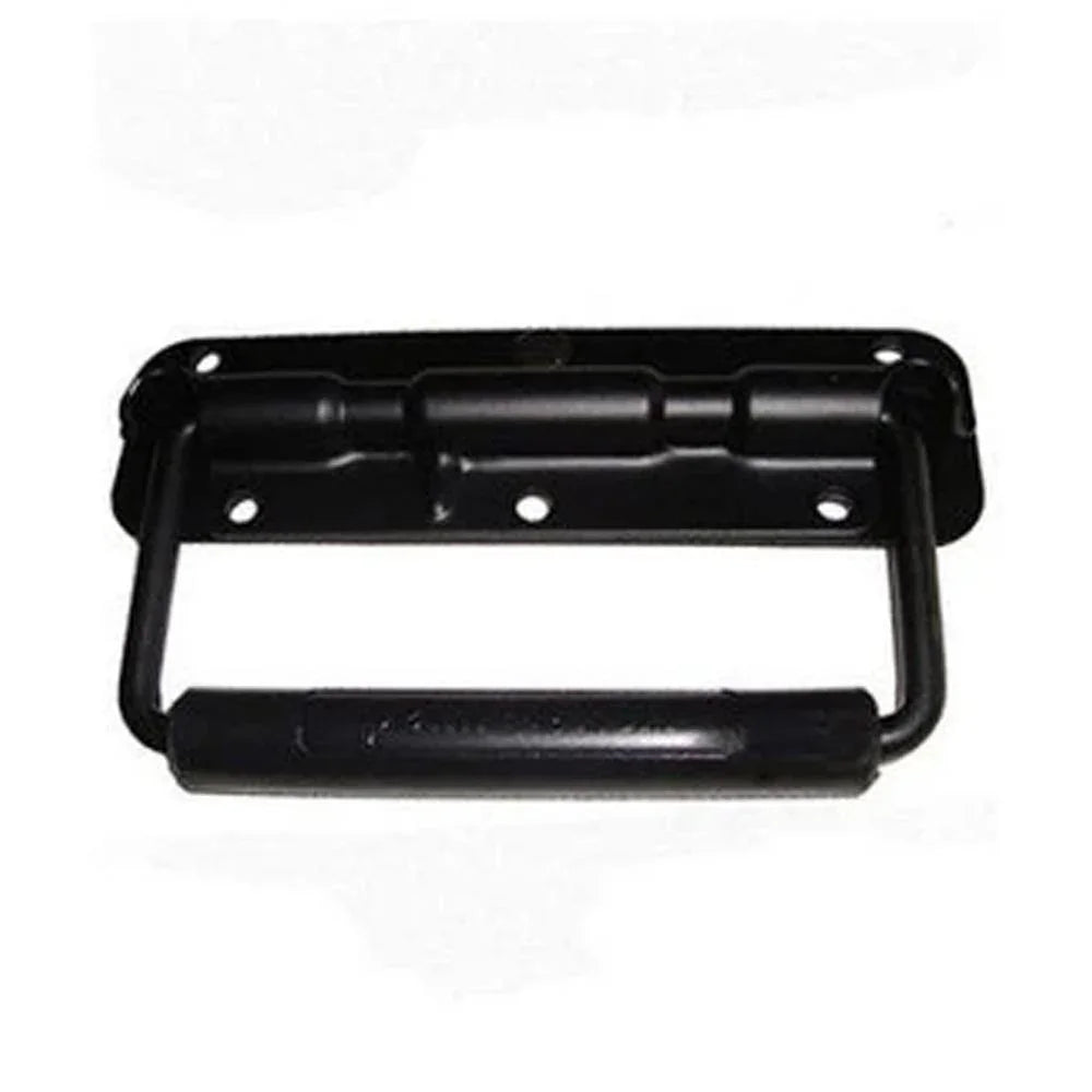 Black Spring Loaded Drop Handle Rubber Handle - Speaker Cabinet, Flight Cases - DY Pro Audio