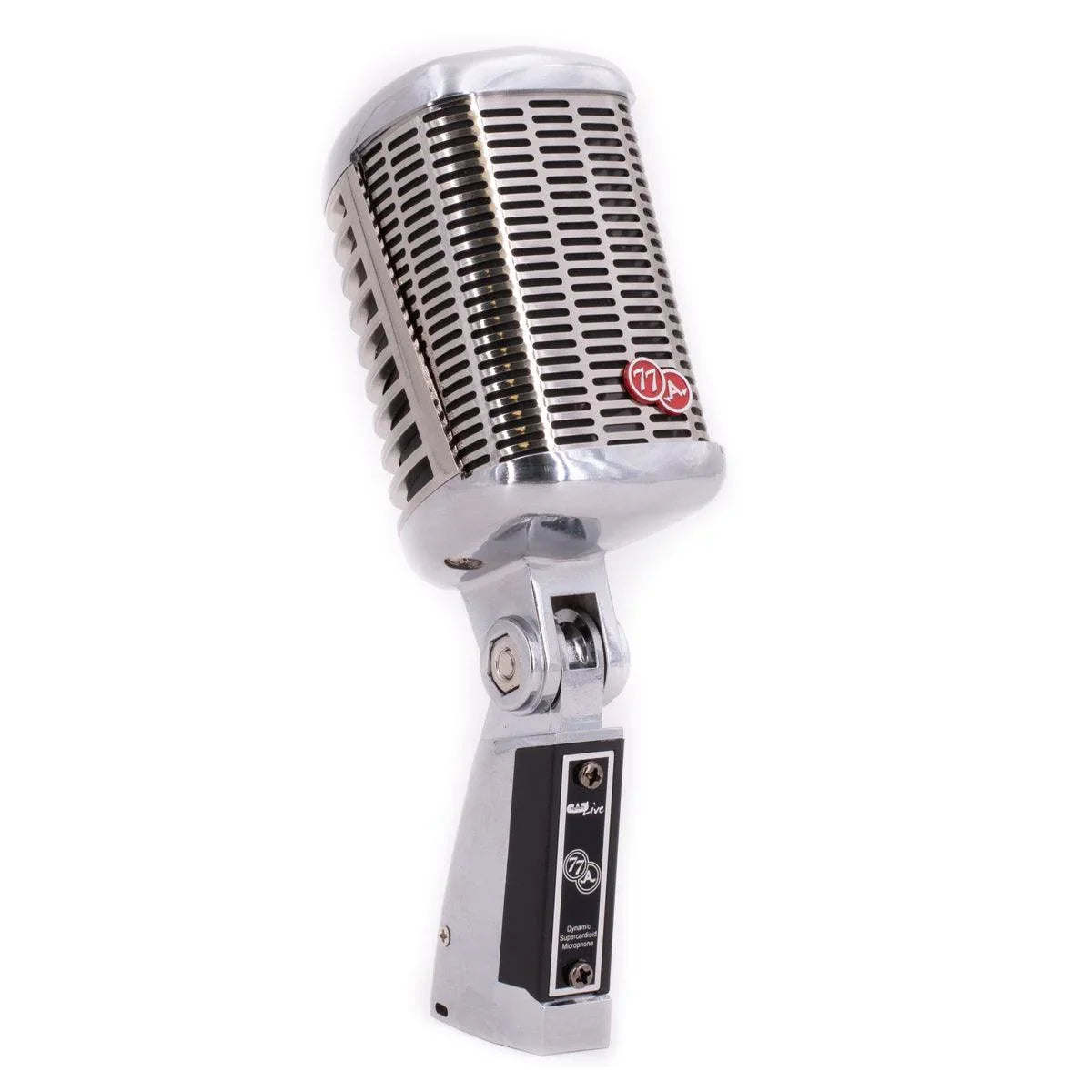 CAD Live A77 USB Supercardioid Large Diaphragm Dynamic Side Address Microphone ~ Chrome - DY Pro Audio