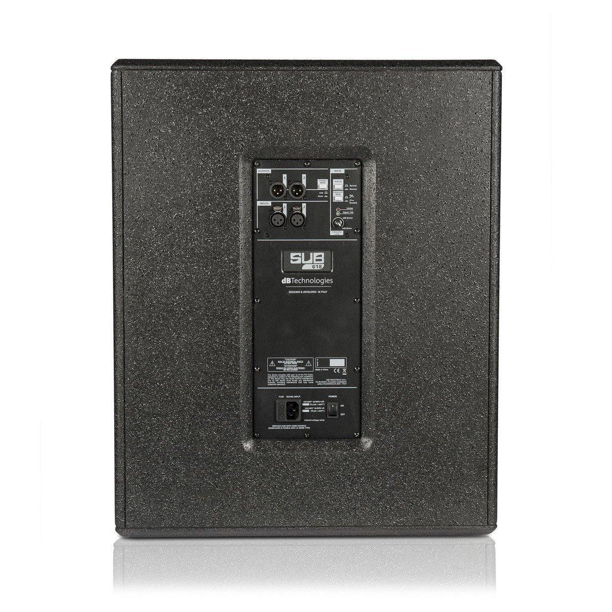 dB Technologies Sub 618 18" Active Subwoofer - DY Pro Audio