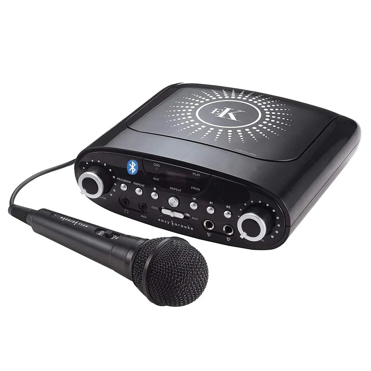 Easy Karaoke Bluetooth® Karaoke Machine + 1 Microphone - DY Pro Audio