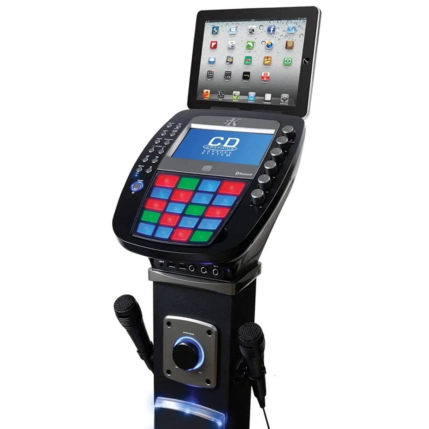 Easy Karaoke EKS-878BT Bluetooth Pedestal Karaoke Machine inc Screen - DY Pro Audio
