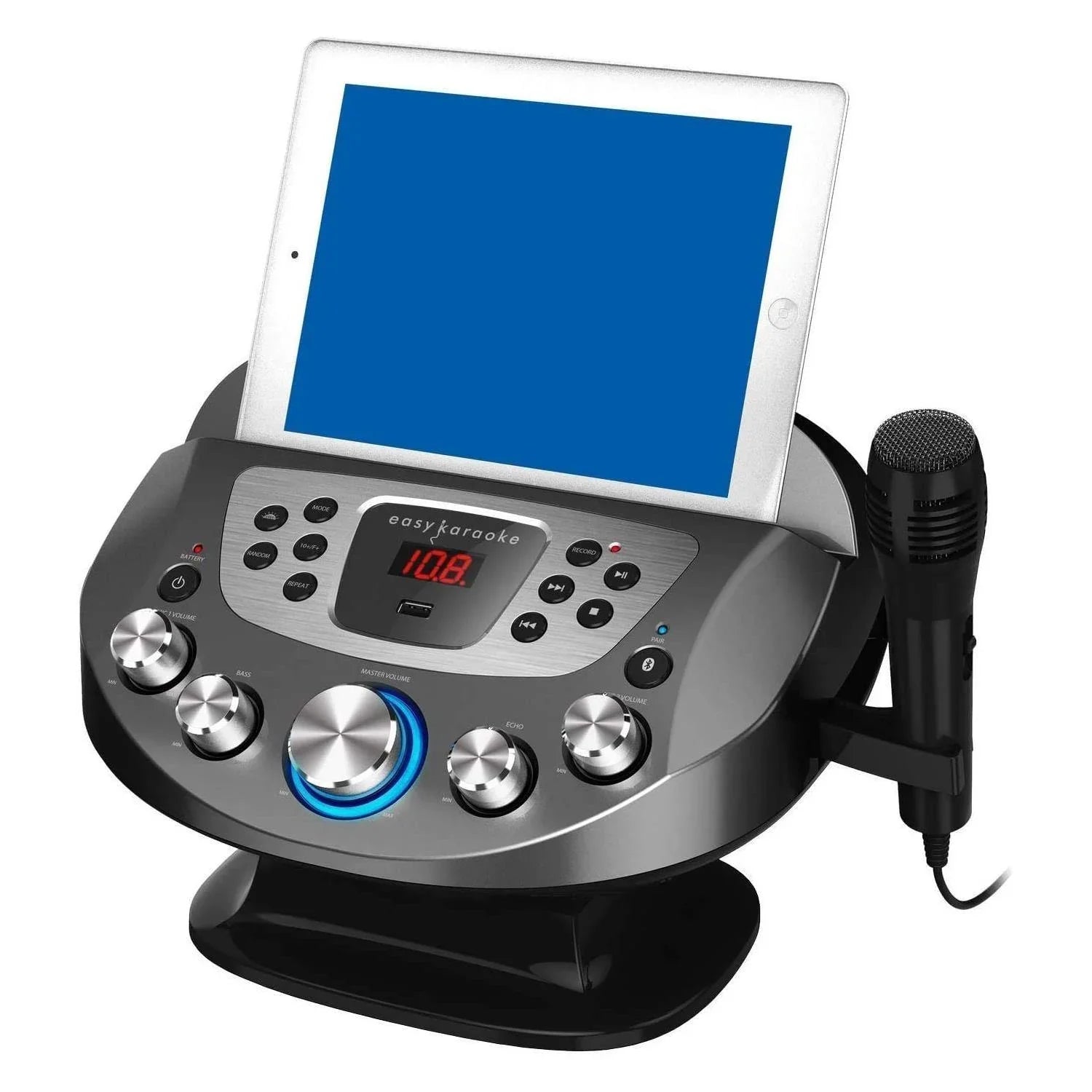 Easy Karaoke EKS828-BT Bluetooth Pedestal Karaoke System - DY Pro Audio