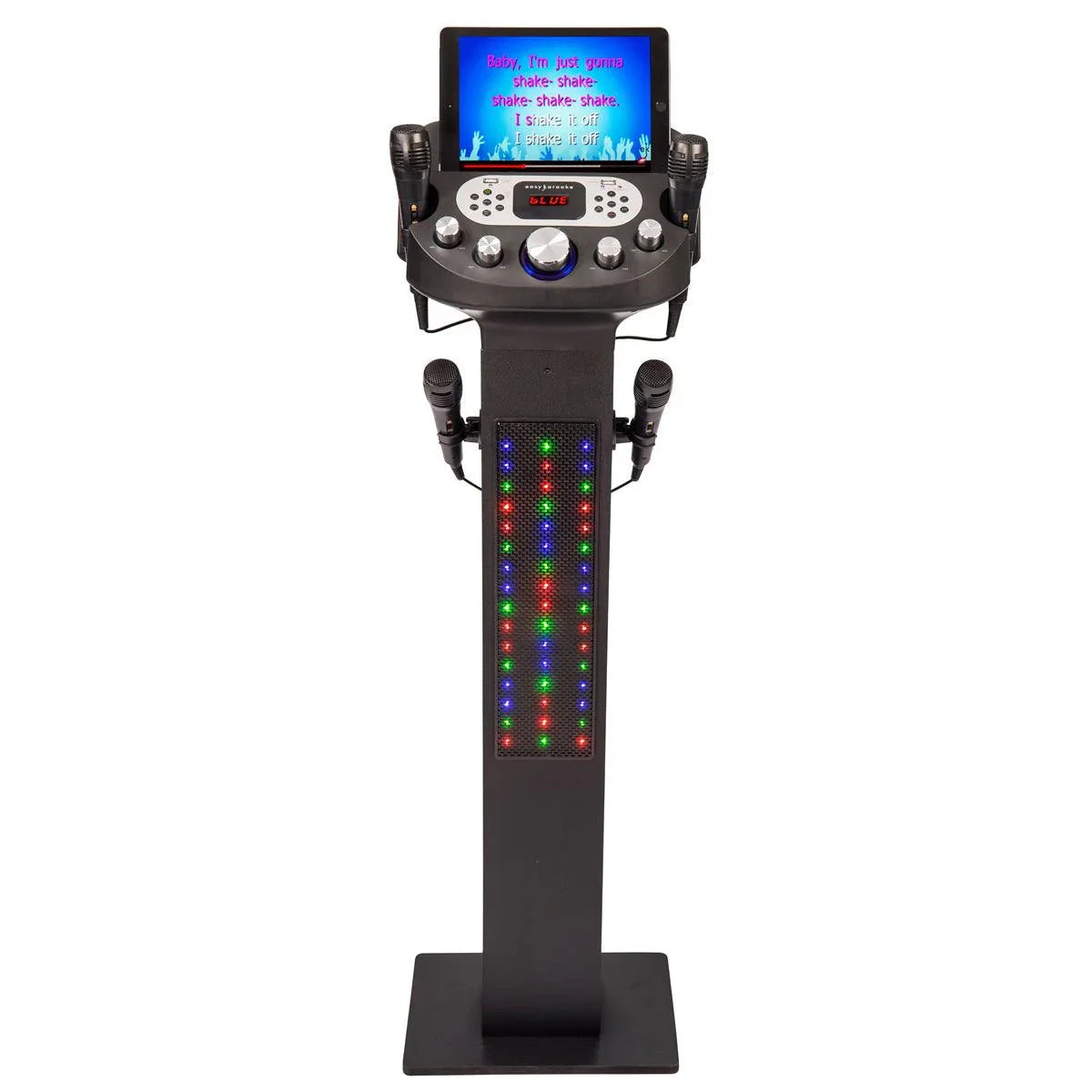 Easy Karaoke Smart Bluetooth® Karaoke System + 4 Wired Microphones - DY Pro Audio