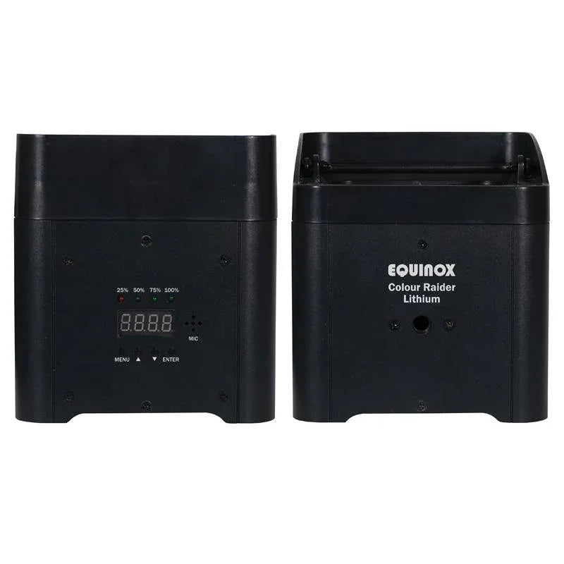 Equinox Colour Raider Lithium Battery Uplighter Pack - DY Pro Audio