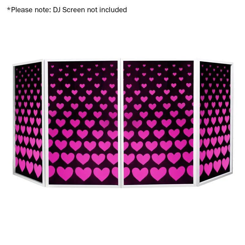 Equinox DJ Screen Heart Design Lycra (4 Pack) - DY Pro Audio
