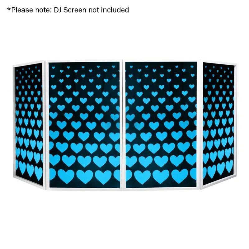 Equinox DJ Screen Heart Design Lycra (4 Pack) - DY Pro Audio