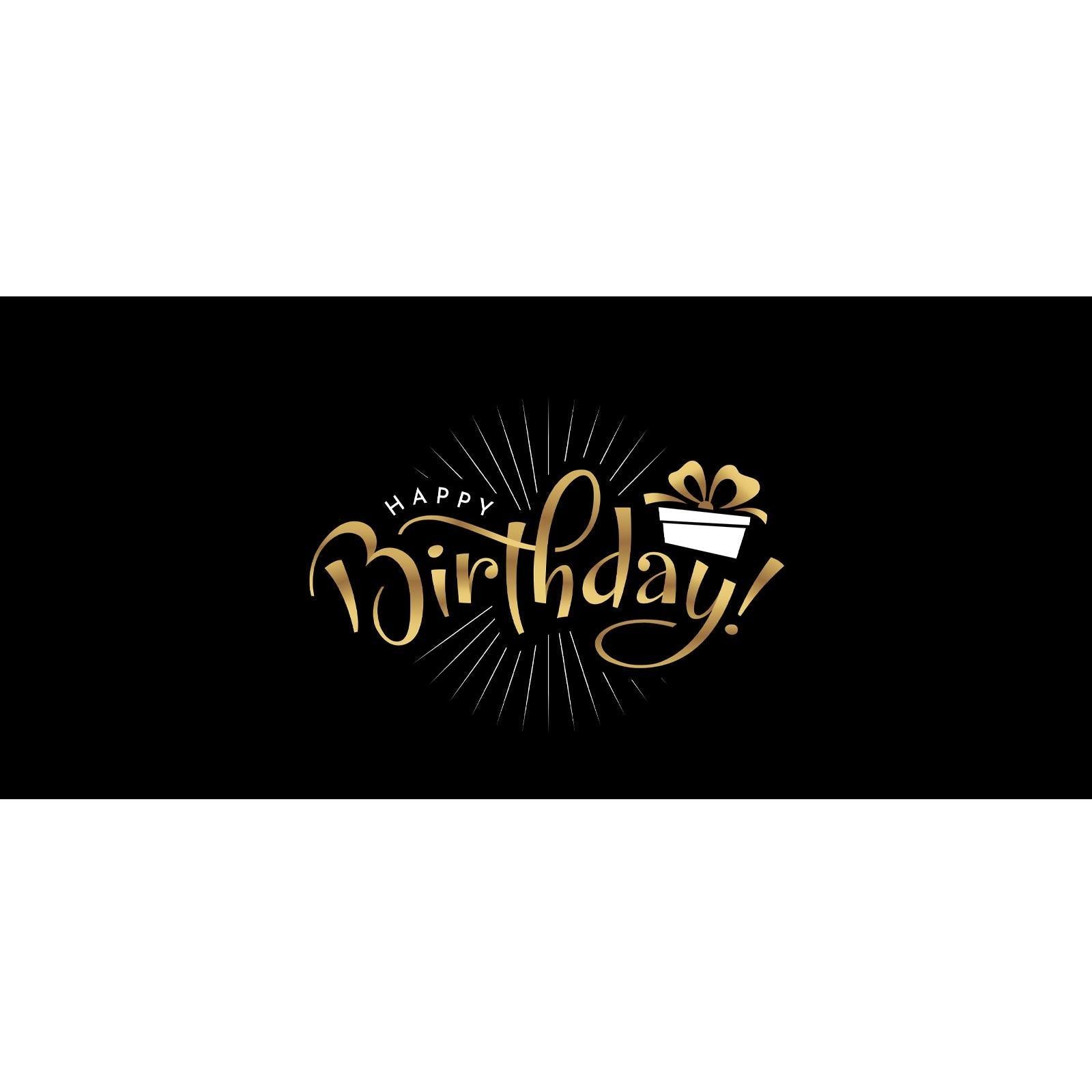 Equinox Happy Birthday Design Lycra for DJ Booths - DY Pro Audio