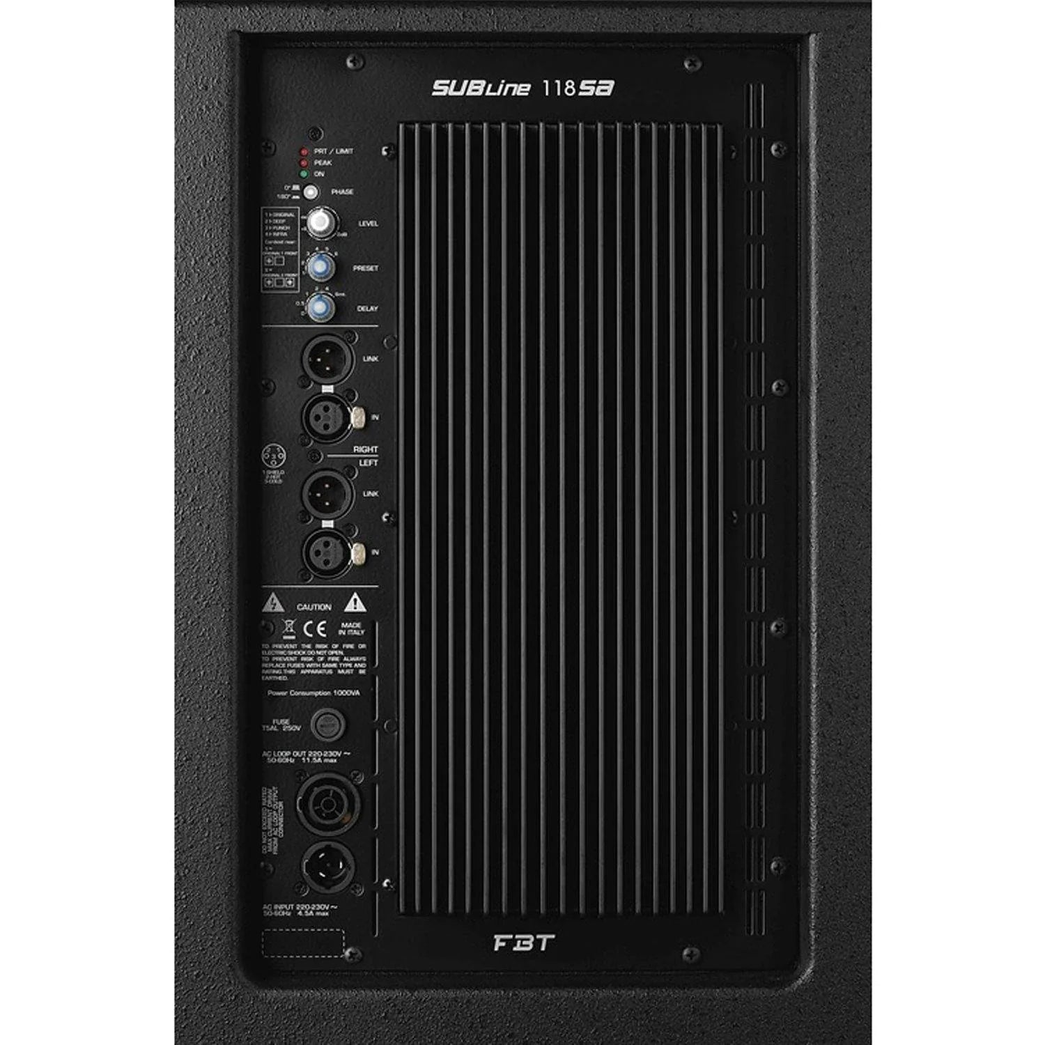 FBT PM 4000 ProMaxx 114A & SUBline 118SA Package - DY Pro Audio