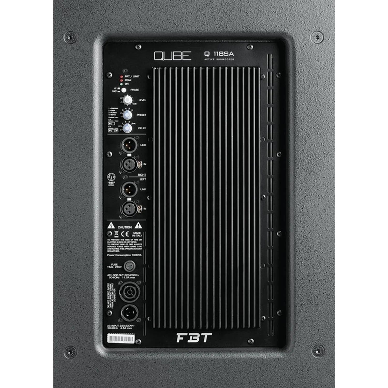 FBT Q118SA Active 18" Subwoofer - DY Pro Audio