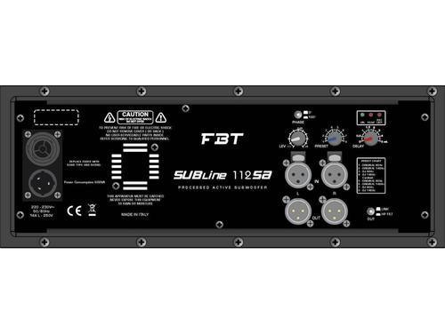 FBT SUBline 112sa 12" Active Subwoofer - DY Pro Audio
