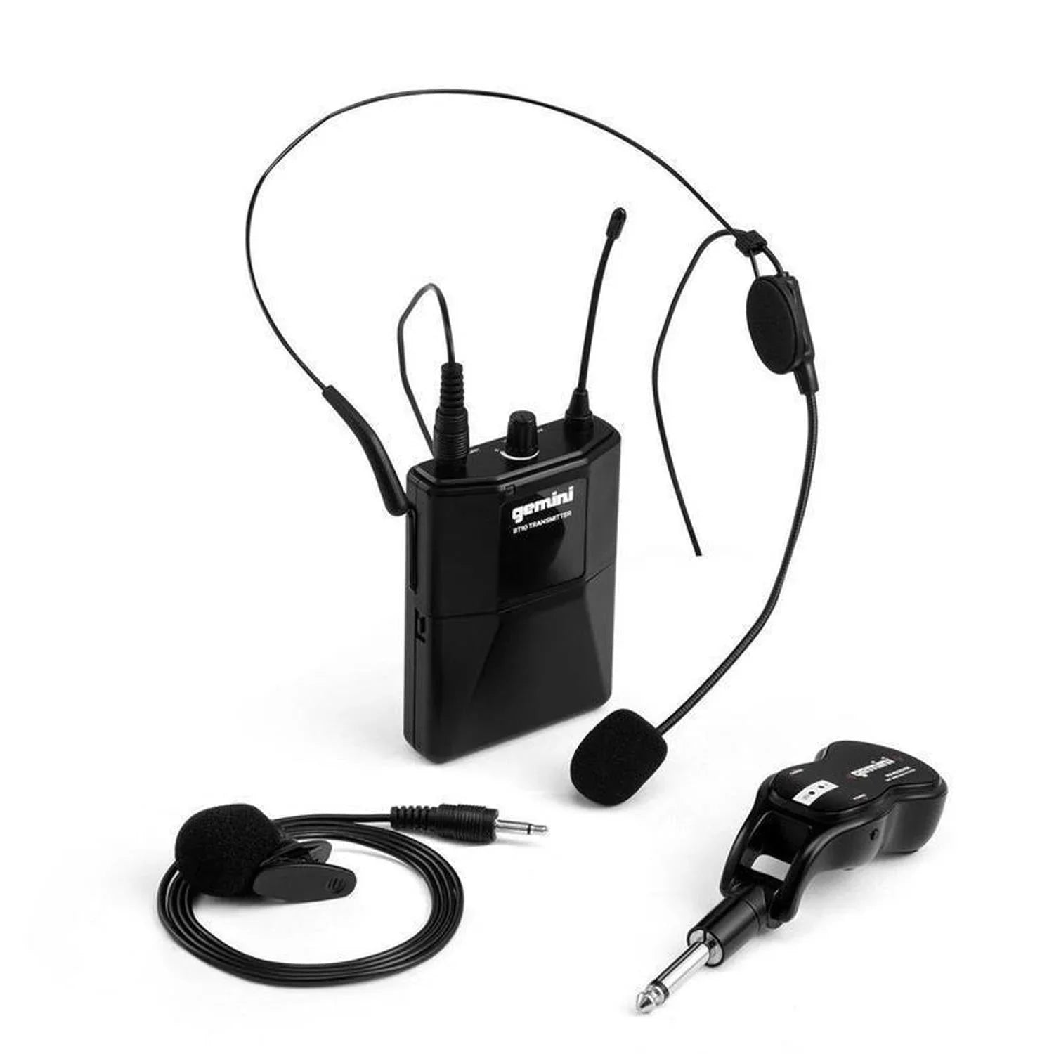 Gemini GMU-HSL100 UHF Beltpack Wireless Microphone System - DY Pro Audio