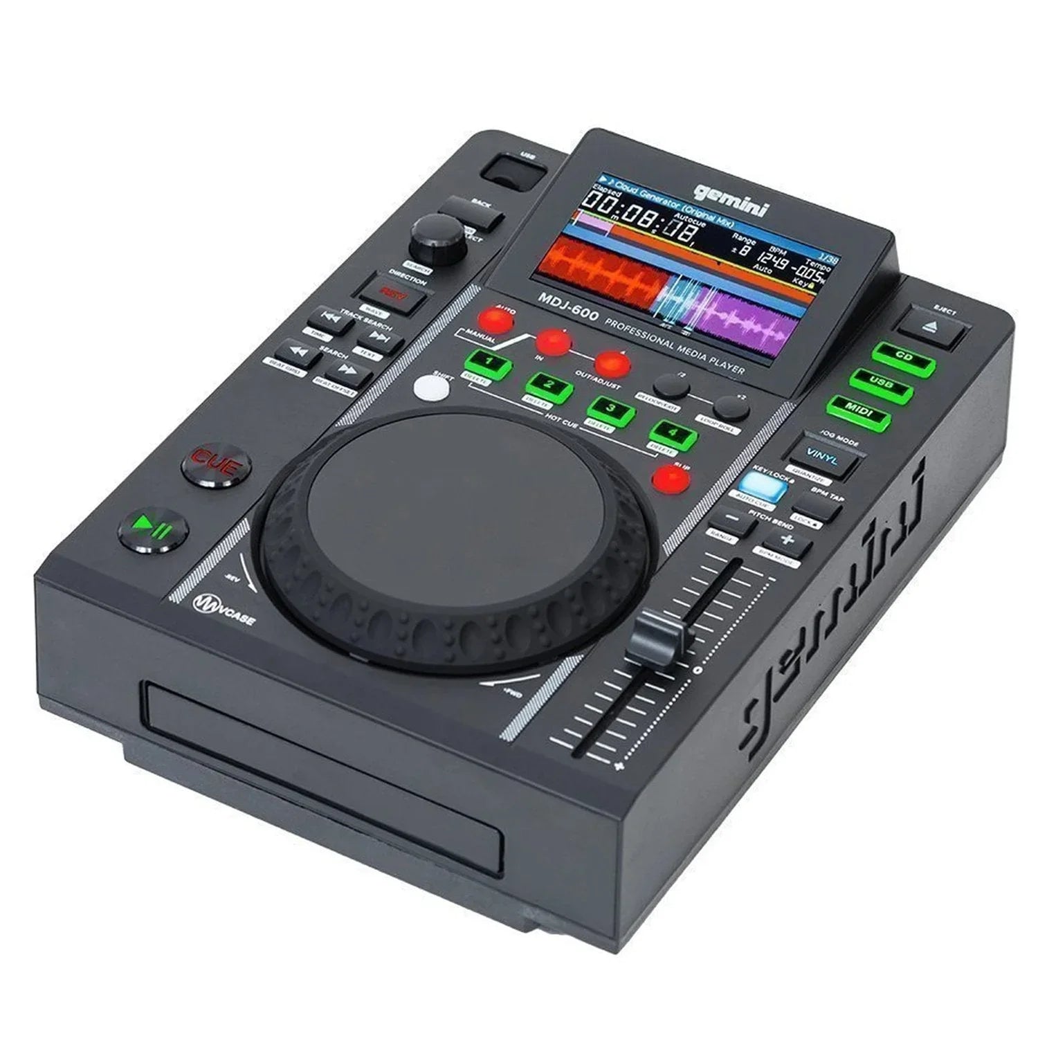 Gemini MDJ-600 Professional USB and CD Media Player - DY Pro Audio