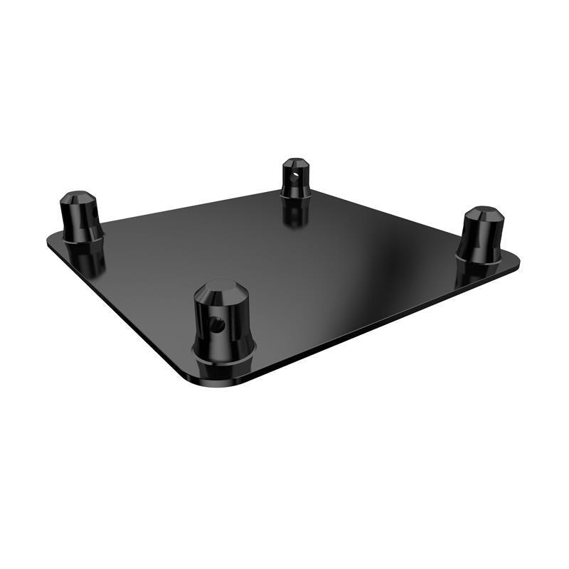 Global Truss F34 PL Stage Black Base Plate (4137PL-B) - DY Pro Audio