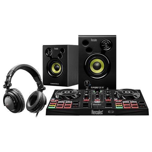 Hercules DJ Learning Kit MK2 With Inpulse 200, Monitors & Headphones - DY Pro Audio