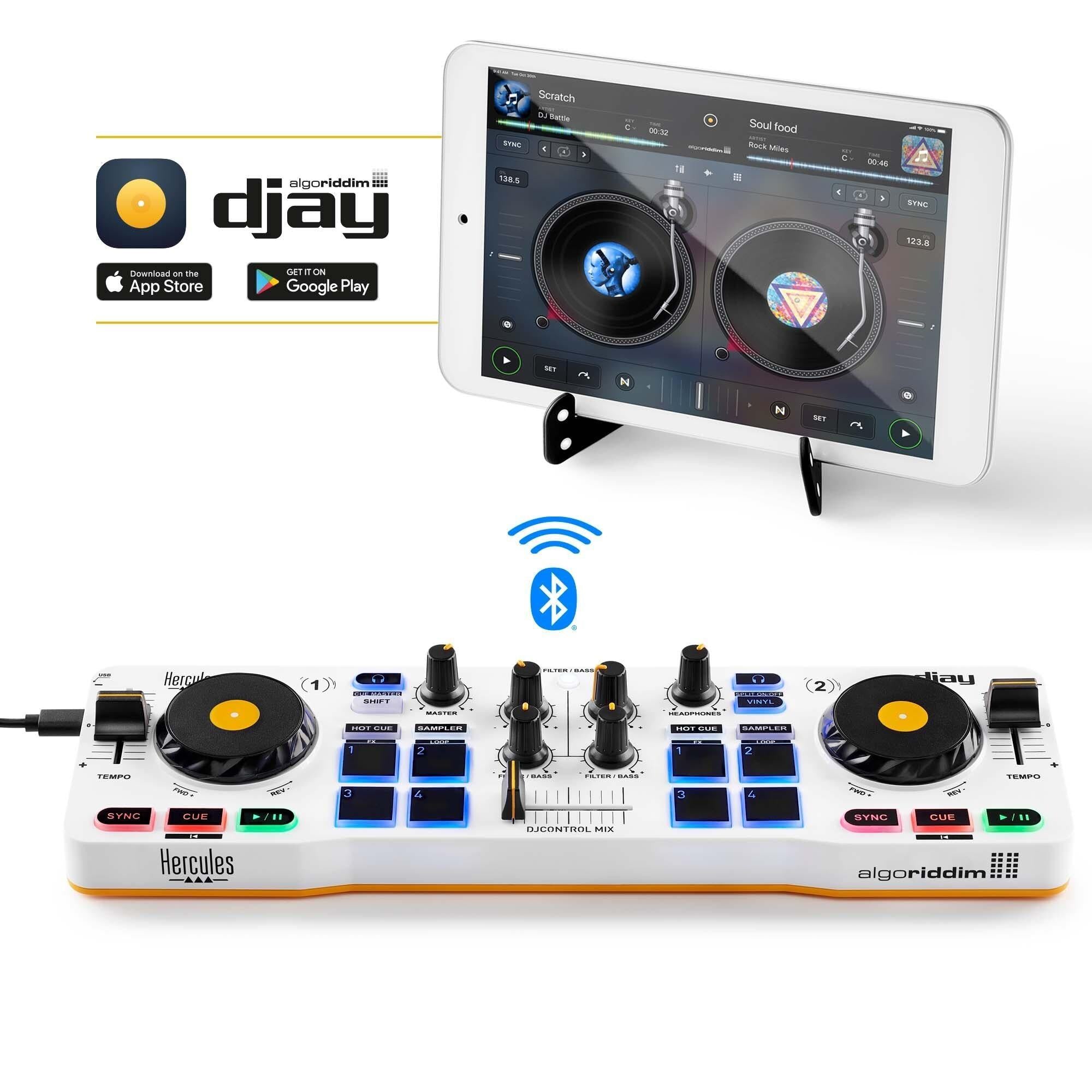 Hercules DJControl Mix DJ Controller for Smart Phone or Tablet - DY Pro Audio